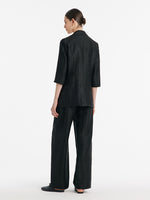 18 Momme Xiang Yun Silk One Button Women Blazer GOELIA