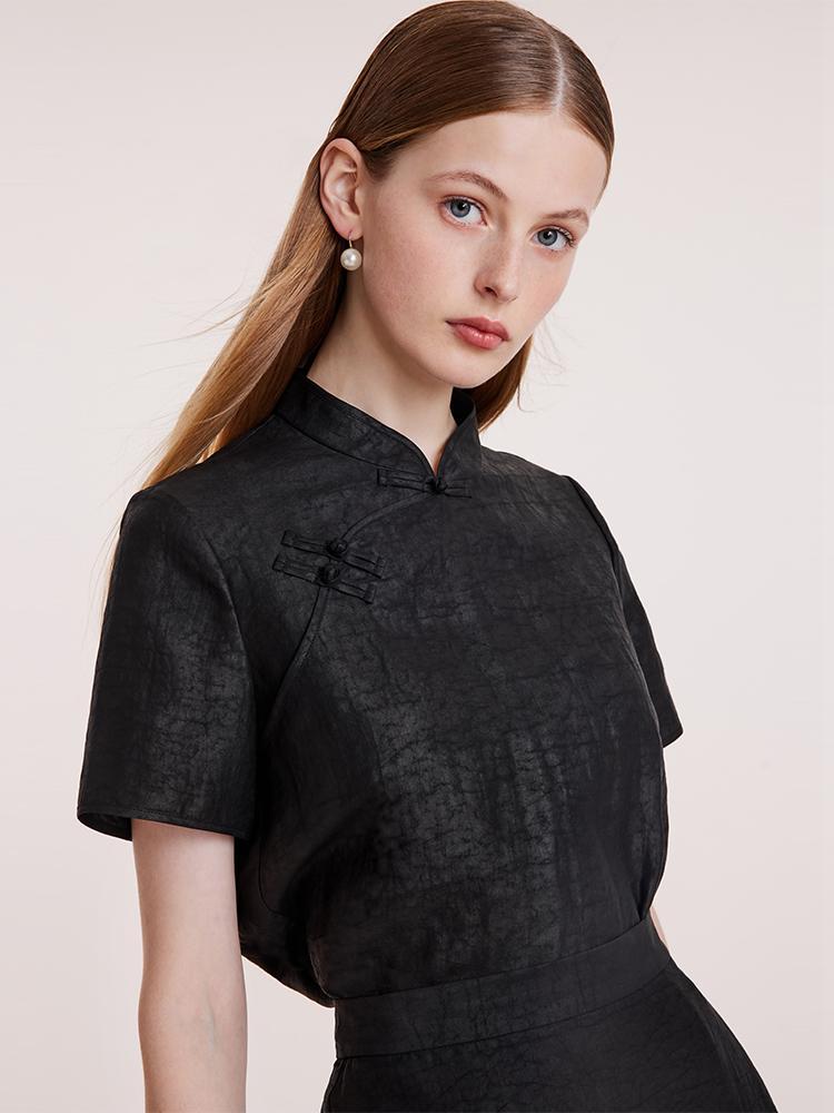 香曇シルク チャイナドレス トップス – GOELIA