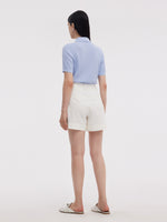 Denim A-Line Women High-Waisted Shorts GOELIA