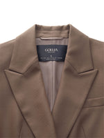 100% Worsted Merino Wool Women Blazer GOELIA