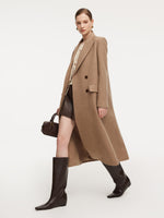 Washable Wool Cashmere Blend Women Overcoat GOELIA