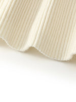 Patchwork Mock Neck Women Knitted Tank Top GOELIA