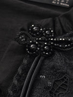 New Chinese-Style Lace Sequins Patchwork Women Blouse GOELIA