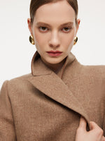 Washable Wool Cashmere Blend Women Overcoat GOELIA