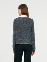Wool Blend Sequins Women Cardigan GOELIA