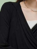 Tencel Blend Hoodie And Wide Leg Pants Two-Piece Set GOELIA
