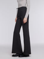 [Preview] Drawstring Waist Stretch Women Flared Pants GOELIA