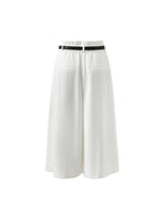 High-Waisted Mid-Calf Women Wide Leg Pants GOELIA