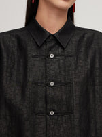 18MM Gambiered Canton Gauze Unisex Shirt GOELIA