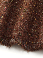 [Preview] Wool Blend Tweed Sequins Women A-Line Skirt GOELIA