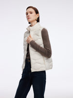 Lightweight Packable Zip-Up Women Goose Down Vest GOELIA
