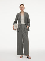 Triacetate Blend H-Line Women Blazer GOELIA