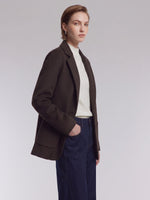 [Preview] 100% Wool Double-Faced Women Blazer GOELIA