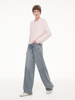 Frayed Edge Women Knit Cardigan GOELIA