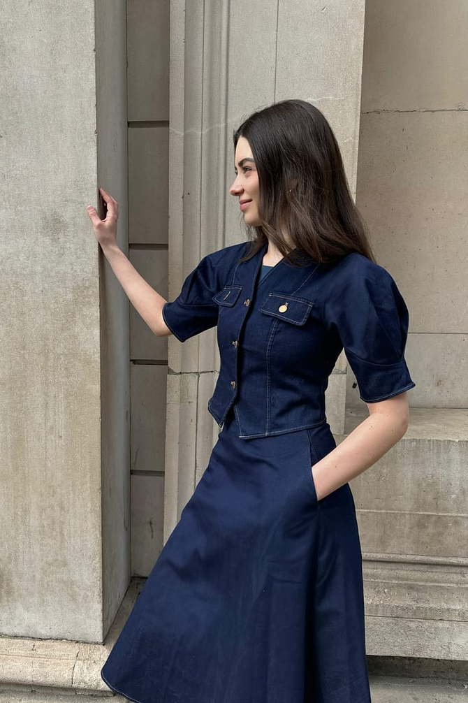 How to Style a Navy Blue Dress? GOELIA How to Style a Navy Blue Dress? GOELIA