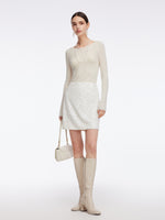 100% Machine Washable Wool Women Knit Top GOELIA