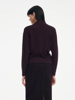 [Preview] Double-Faced Brushed Mock Neck Women Knit Top GOELIA