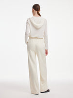 [Preview] Straight Leg Drawstring Waist Women Knit Pants GOELIA
