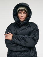 Unisex Hooded Long Goose Down Coat GOELIA