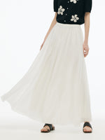 Tencel Blend A-Line Elastic Waist Women Culottes GOELIA