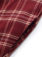 Plaid Asymmetrical Hem Women Skirt With Triangle Scarf GOELIA