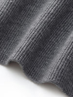 Cut Out V-Neck Long Sleeve Women Knit Top GOELIA