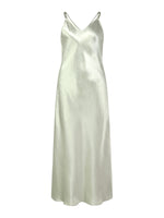 100% Acetate Women Slip Maxi Dress GOELIA
