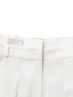 High-Waisted Mid-Calf Women Wide Leg Pants GOELIA