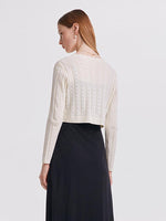 Cardigan And Slip Midi Work Dress Two-Piece Set GOELIA