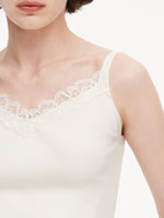 Triacetate Lyocell Blend Lace Trim Women Camisole GOELIA