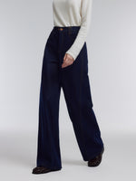 [Preview] Denim Fleece Lined Women Curved Jeans GOELIA
