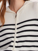 Pure Cashmere Hooded Zipper Cardigan GOELIA
