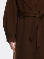 Cashmere Wool Double-Faced Women Wrap Overcoat GOELIA