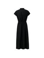 18 Momme Xiang Yun Silk Slit Cheongsam Women Qipao Maxi Dress With Belt GOELIA