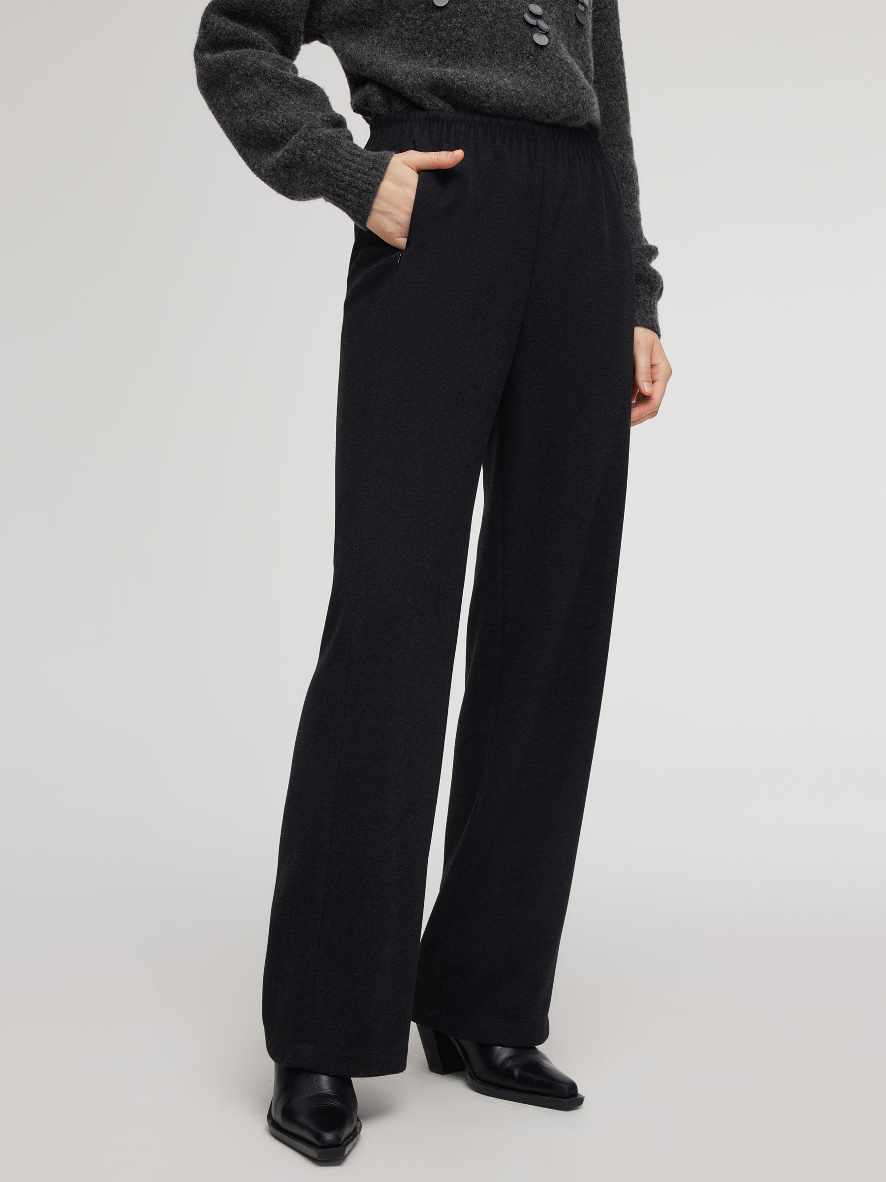 [Preview] Stretch Loose Straight Leg Women Pants GOELIA