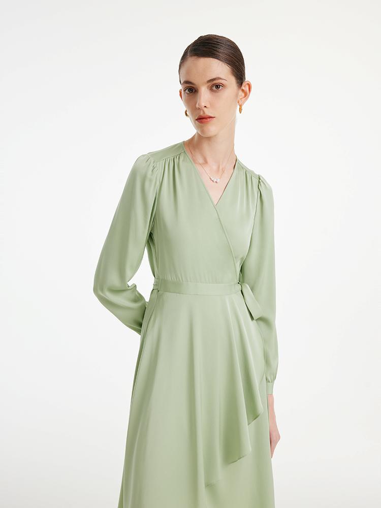 22 Momme Silk Tea-break Midi Dress – GOELIA