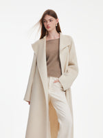 [Preview] 100% Cashmere Boat Neck Women Sweater GOELIA