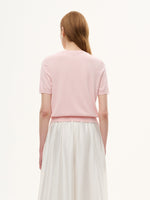 Tencel Blend Floral Embroidered Women Short Sleeve Cardigan GOELIA