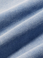 Blue High Waist Slit Denim Skirt GOELIA