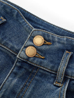 Denim Women High-waisted Straight Leg Jeans GOELIA