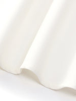 Acetate Blend Ruffle Blouse And Mermaid Skirt Two-Piece Set GOELIA