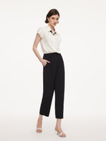 [Preview] 22MM Mulberry Silk Women Shirt With Silk Scarf GOELIA