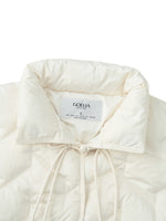[Preview] Mandarin Collar Women Cropped Goose Down Jacket GOELIA