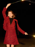 Wool Blend Tweed Women Crop Jacket GOELIA