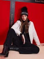 Knit Straight Full Length Pants GOELIA