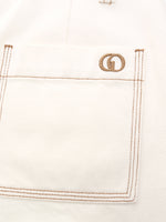 100% Cotton Denim Women Slim Fit Shorts With Belt GOELIA