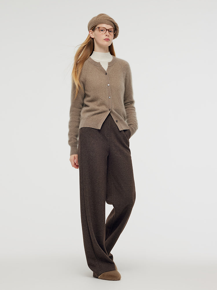 Renee C. Women's Brushed Knit Draped Cardigan with Cashmere Feel main image 1