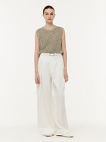 Denim Women Wide Leg Jeans With Belt GOELIA