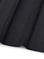 Adjustable Waist Side Slit Women Pleated Skirt GOELIA