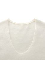 Brushed Cashmere Wool Tank And Mock Neck Knit Top Two-Piece Set GOELIA